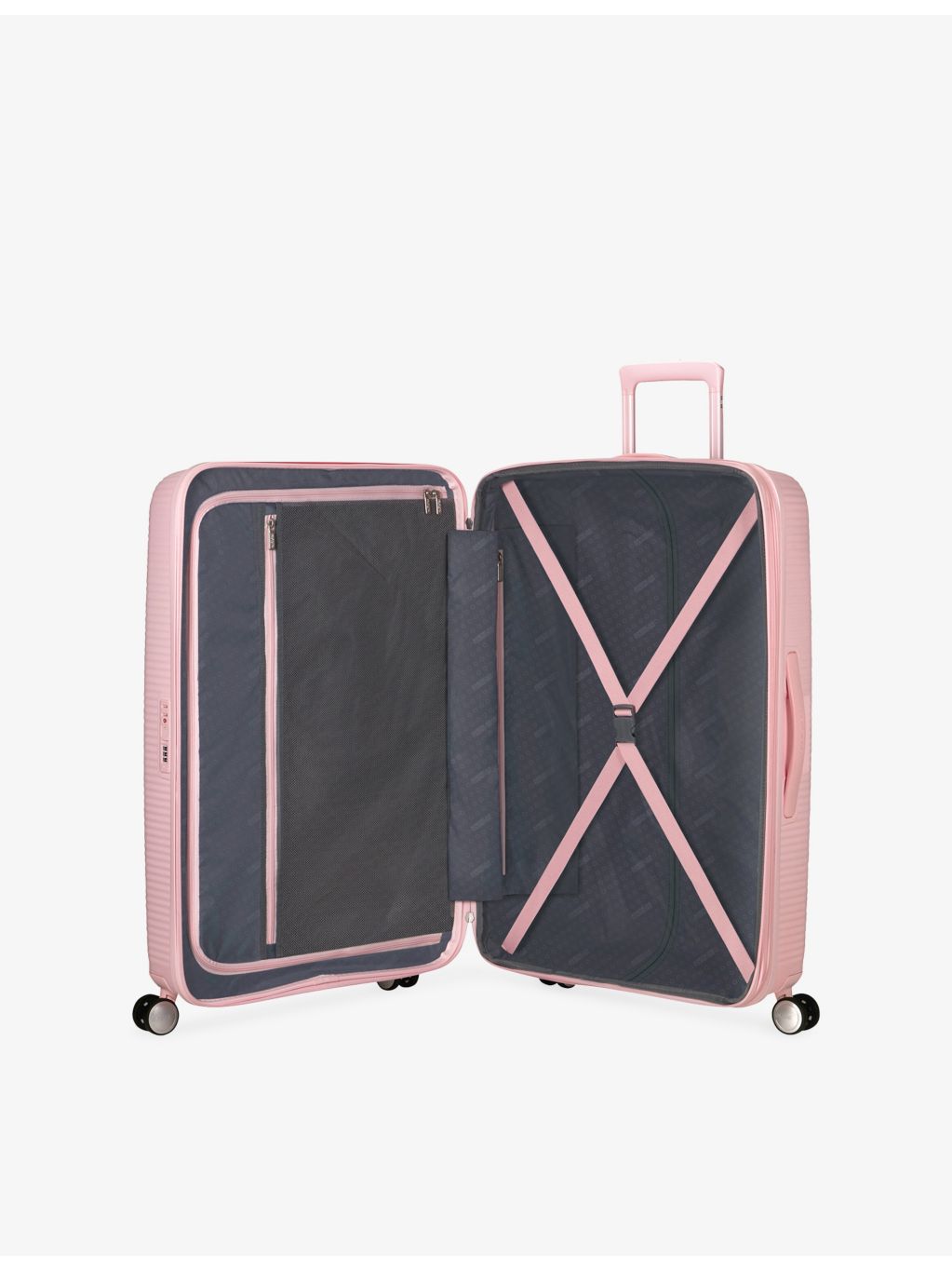 American Tourister Soundbox four-wheel shell suitcase 77cm, imported from the UK