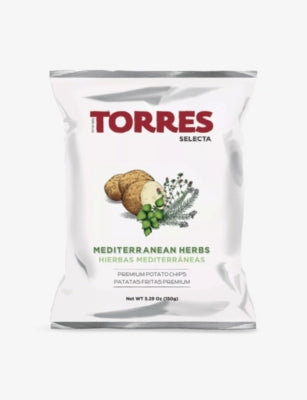 selfridges Torres Selecta Mediterranean Herbs Potato Chips 150g- Buy online at McGrocer