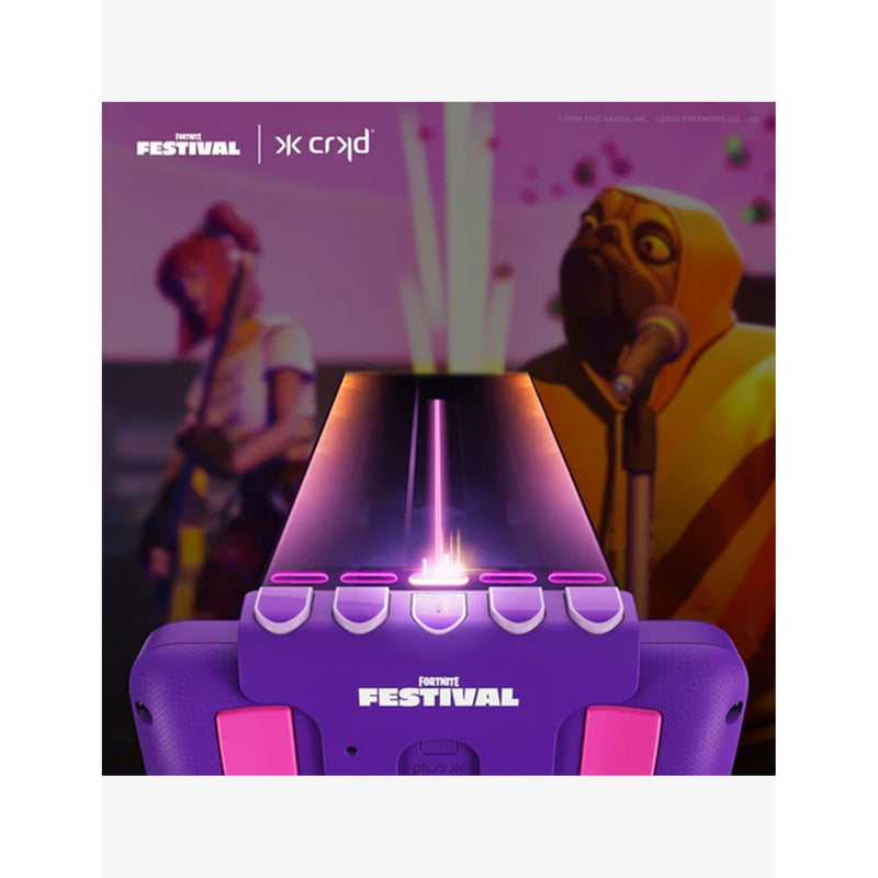 CRKD gaming controller Purple Wave 5-Fret Fortnite Festival Edition, UK version