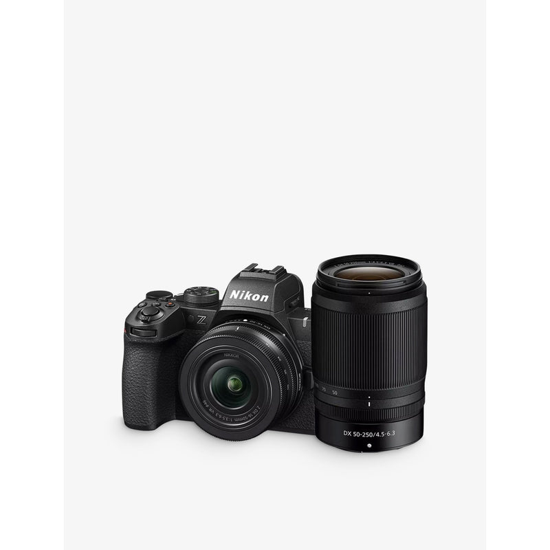 Nikon mirrorless camera kit with 16-50mm and 50-250mm lenses, imported from the UK