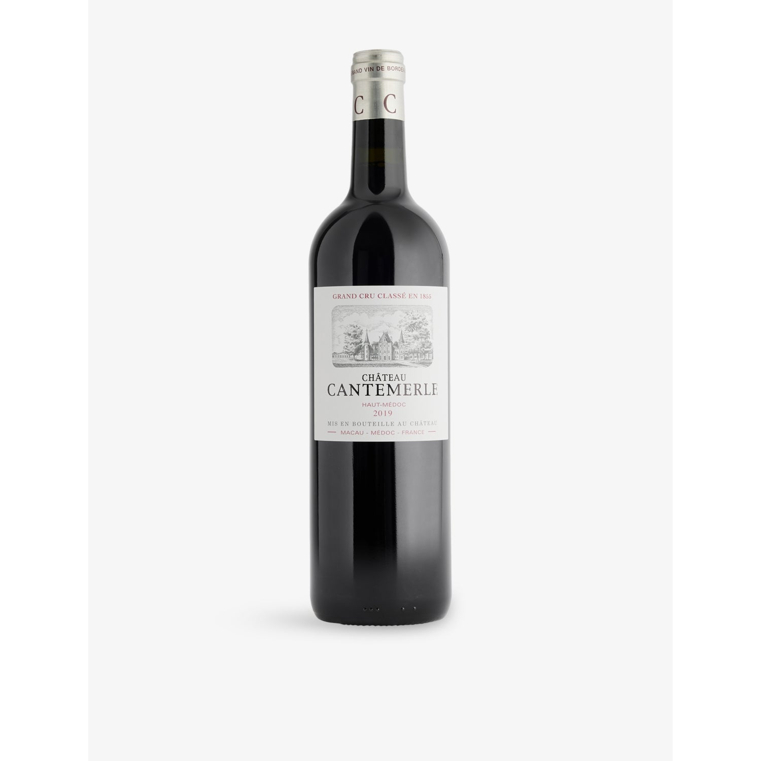 Cantemerle Bordeaux red wine 2019 750ml, UK version