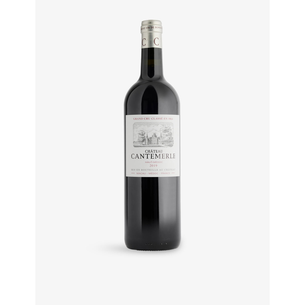 Cantemerle Bordeaux red wine 2019 750ml, UK version