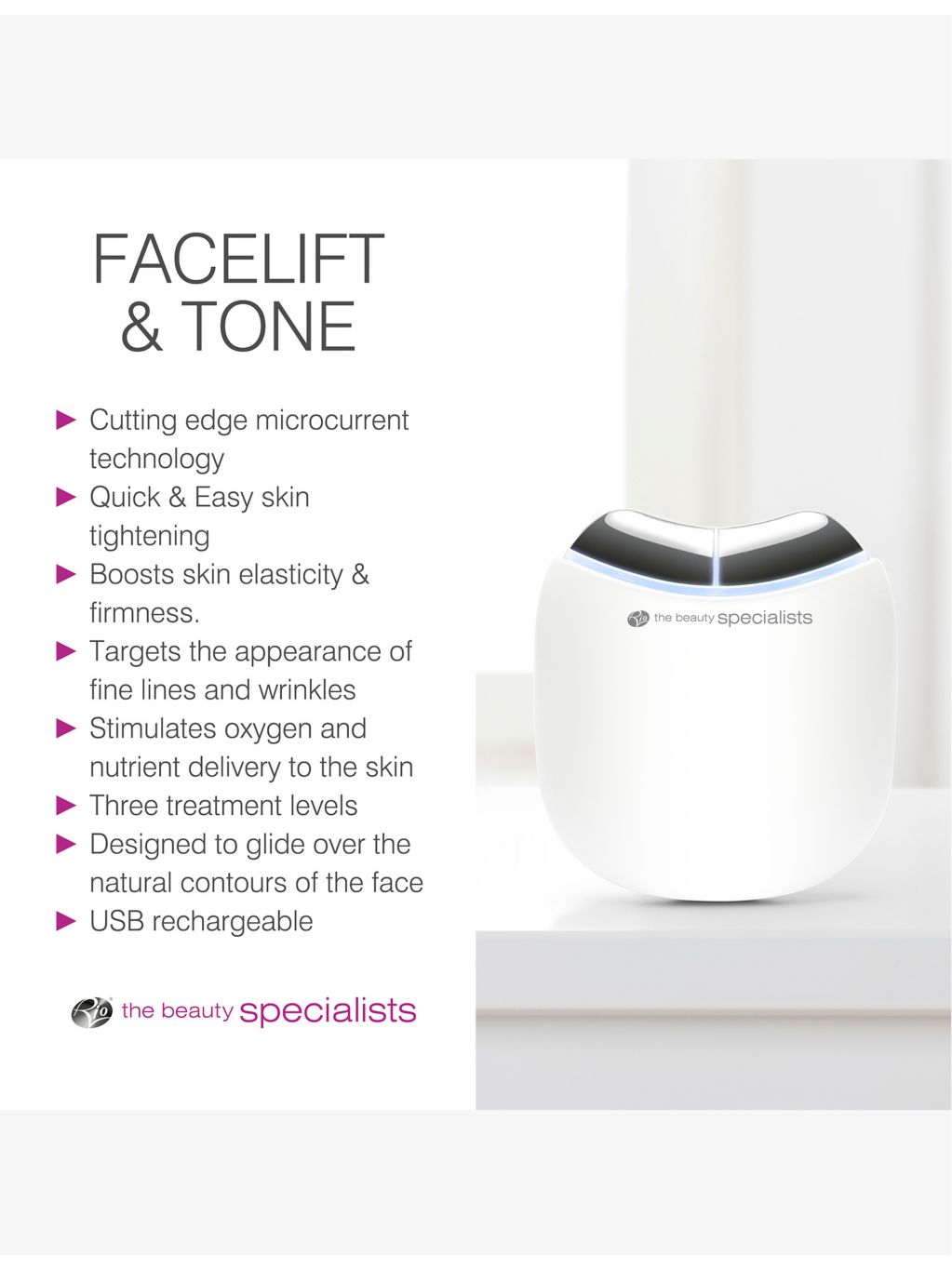 Rio Beauty Face Lift and Tone facial toner, imported from the UK