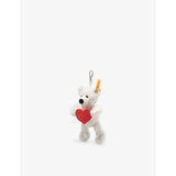 Lotte Love teddy bear woven keyring charm 12cm - British product
