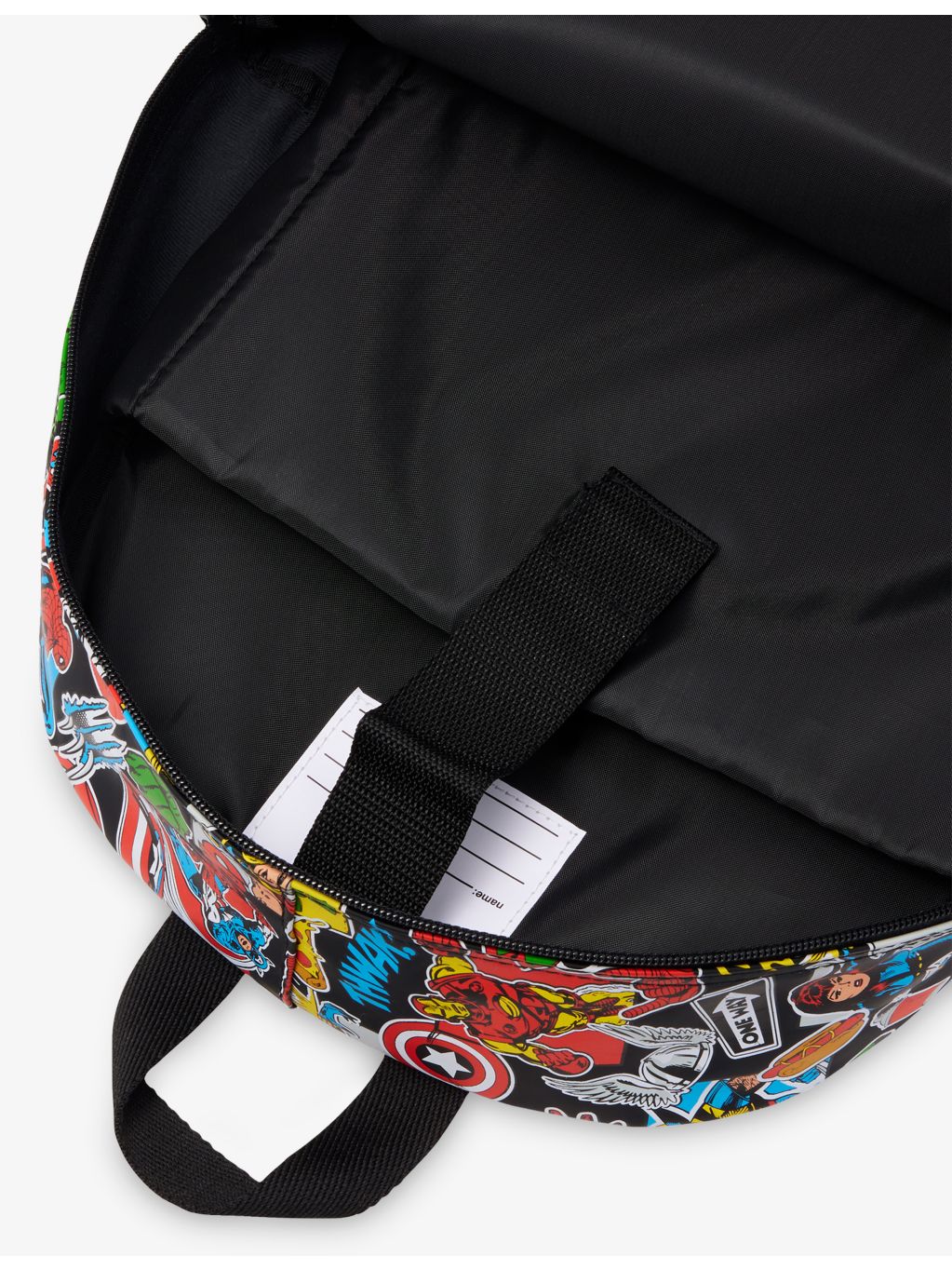 Smiggle Marvel Classic Backpack polyester with zip fastening, UK version
