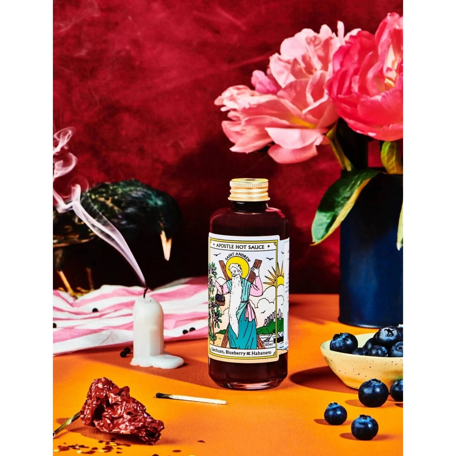 Apostle St. Andrew Szechuan Blueberry Habanero sauce 150ml - British product