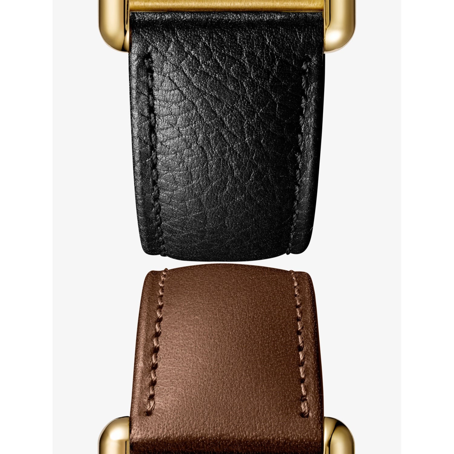 Cartier Tank Louis Cartier 18ct yellow-gold watch with leather strap, UK version