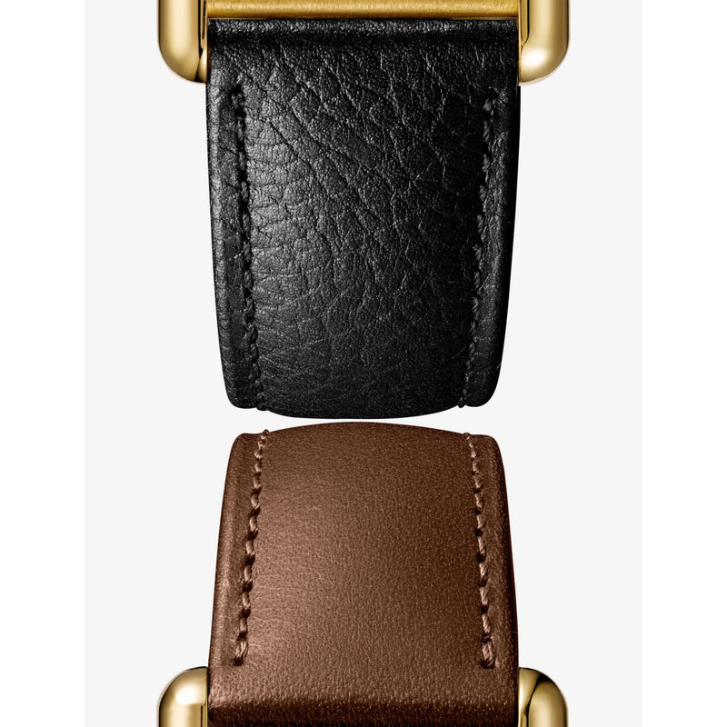Cartier Tank Louis Cartier 18ct yellow-gold watch with leather strap, UK version