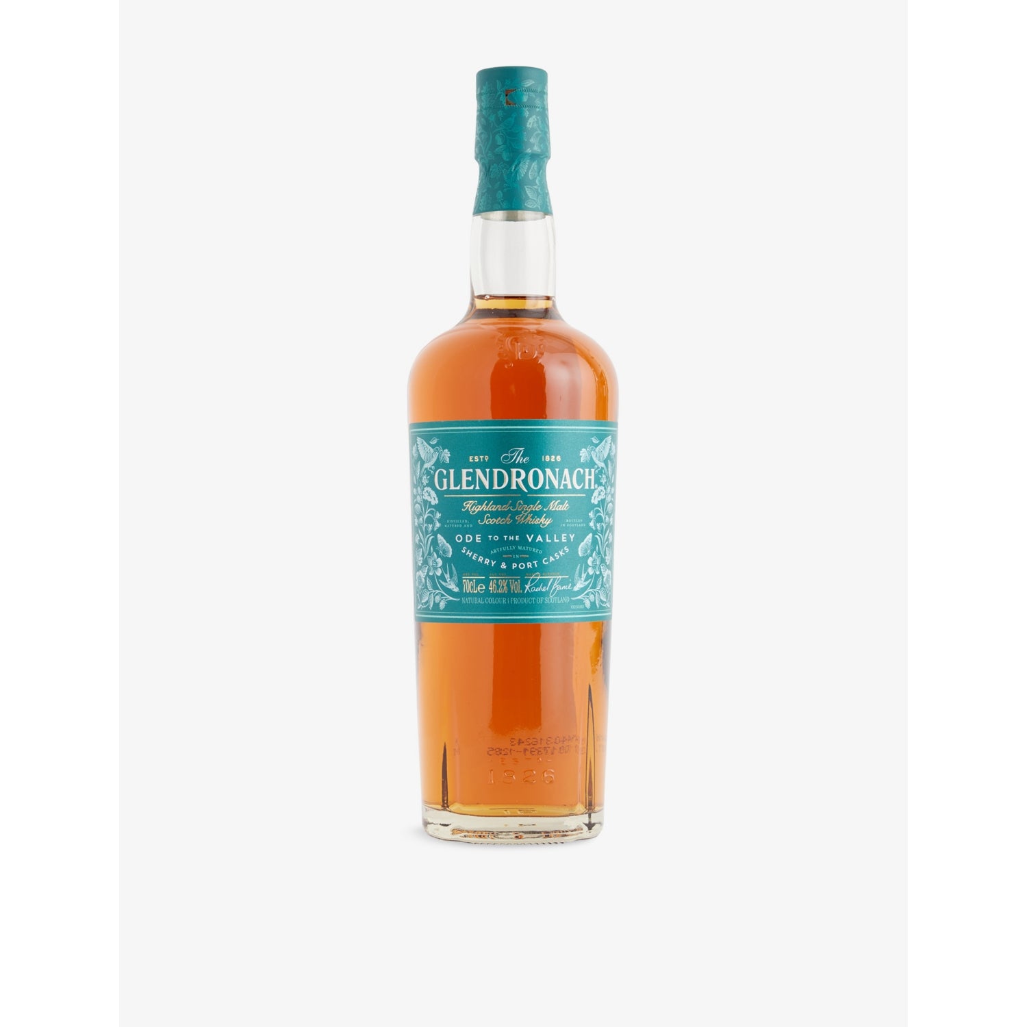 Glendronach Ode To The Valley single malt Scotch whisky 700ml (British brand)