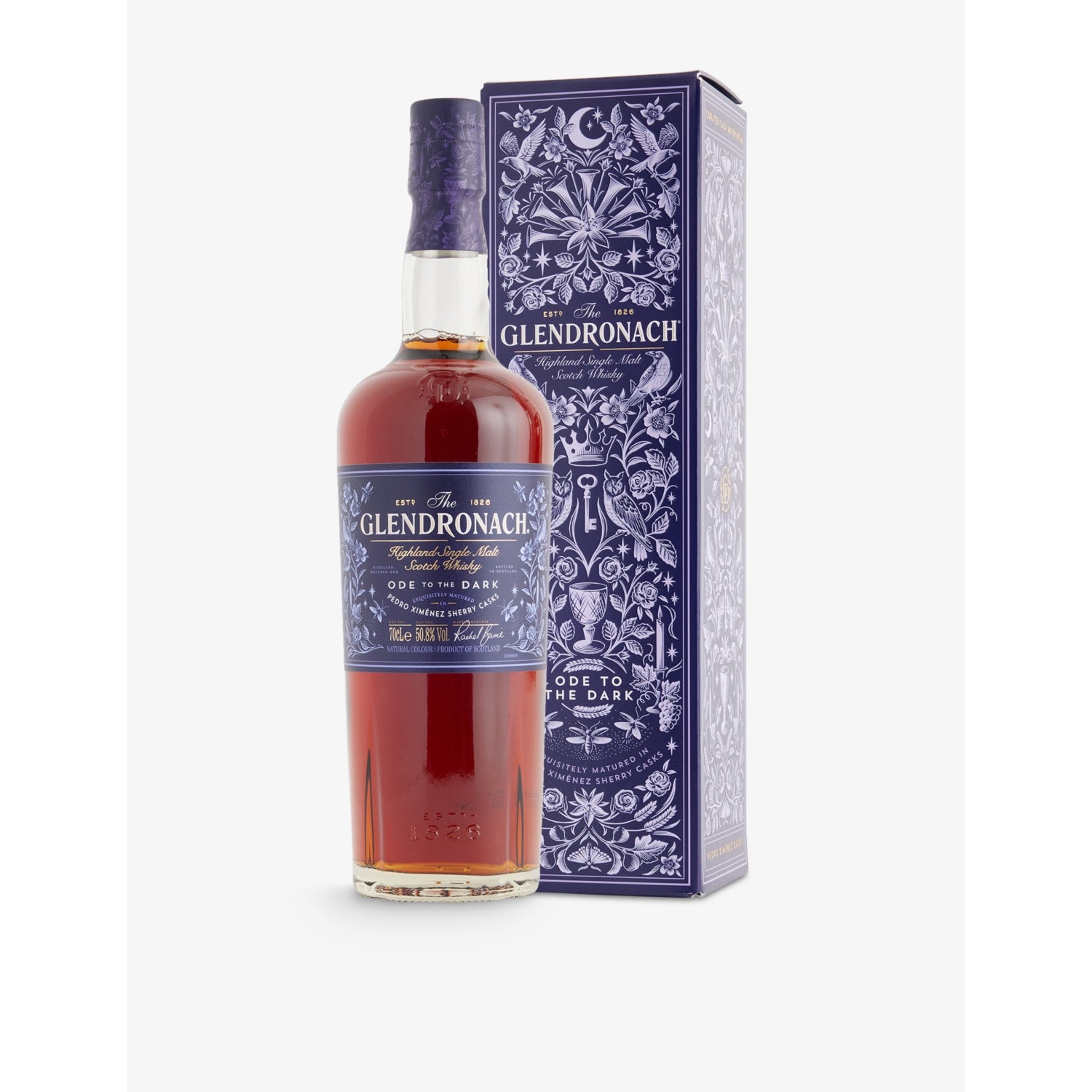 Glendronach Ode To The Dark single malt Scotch whisky 700ml - British product