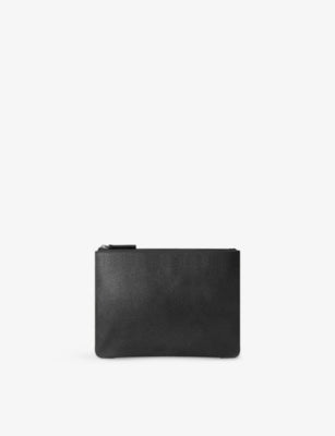 Gry Mattr vegan-leather zip pouch 25cm - British product
