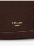 Dune small suede shoulder bag with chain strap, imported from the UK