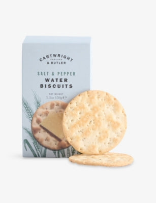 Cartwright and Butler salt and pepper water biscuits 150g - British product
