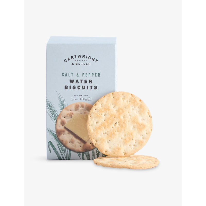 Cartwright and Butler salt and pepper water biscuits 150g - British product