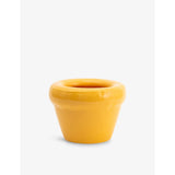 Pierre Ceramic Planter 25cm - Bone White Gloss