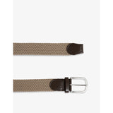 Reiss Elmont woven belt with silver buckle, UK version