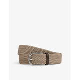 Elmont Woven Belt - DARK BROWN - 28