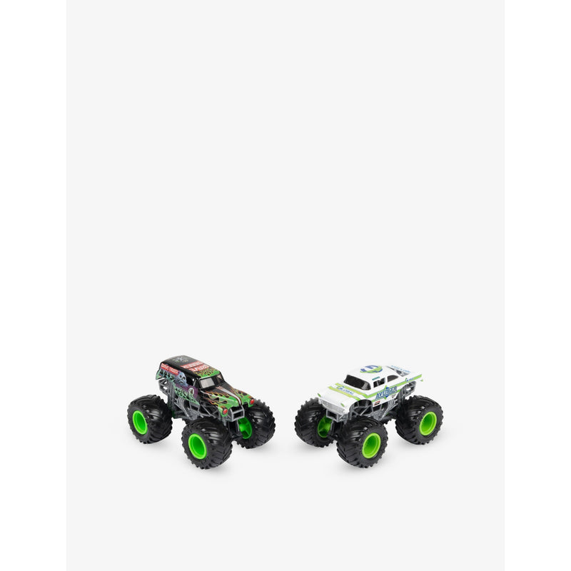 Monster Jam 1:64 toy vehicle pack of two, imported from the UK