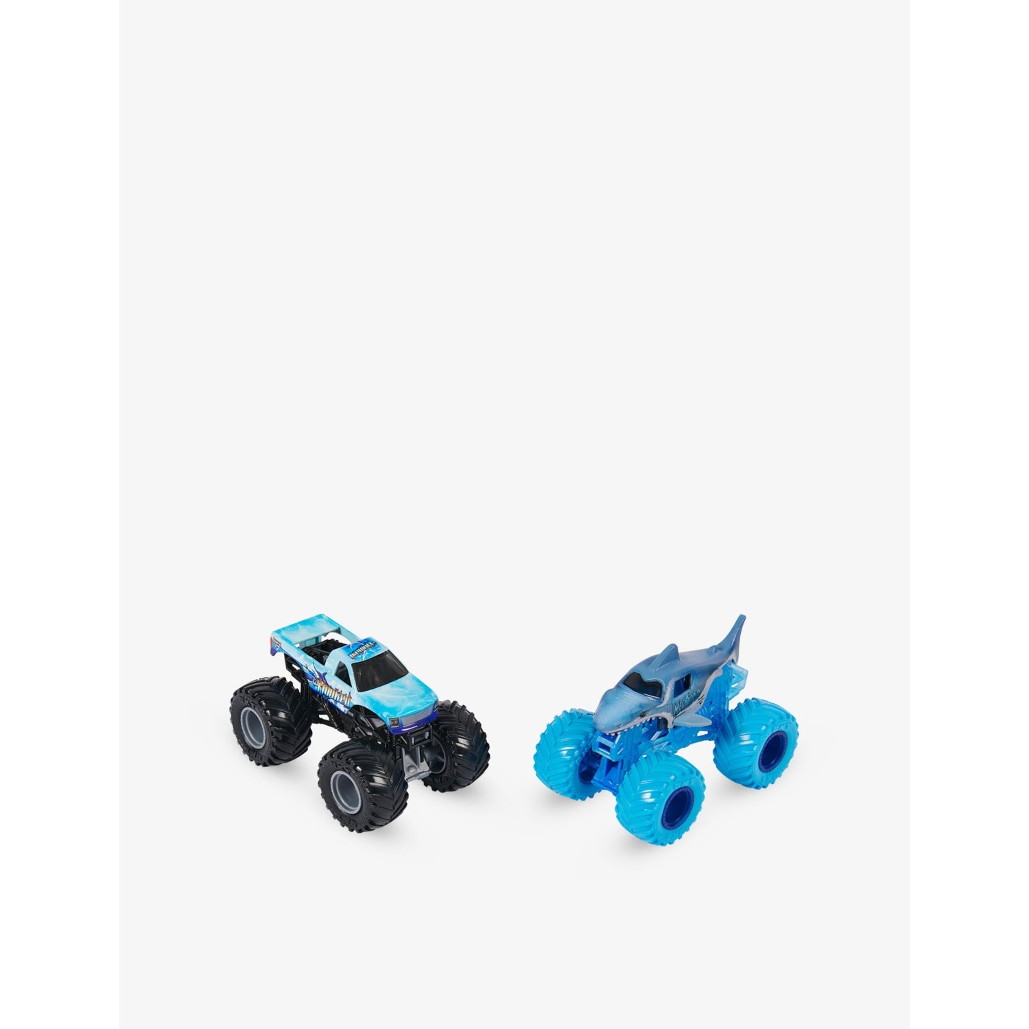 Monster Jam 1:64 toy vehicle pack of two, imported from the UK
