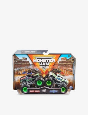 Monster Jam 1:64 toy vehicle pack of two, imported from the UK
