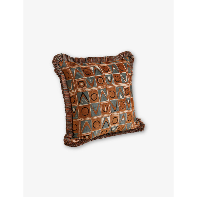 Soho Home Lumi square woven cushion 50cm, imported from the UK