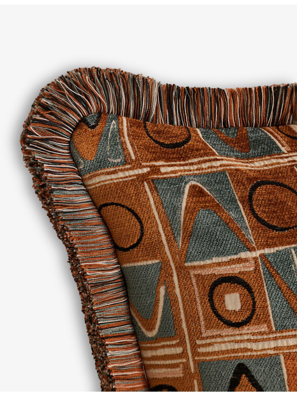 Soho Home Lumi square woven cushion 50cm, imported from the UK