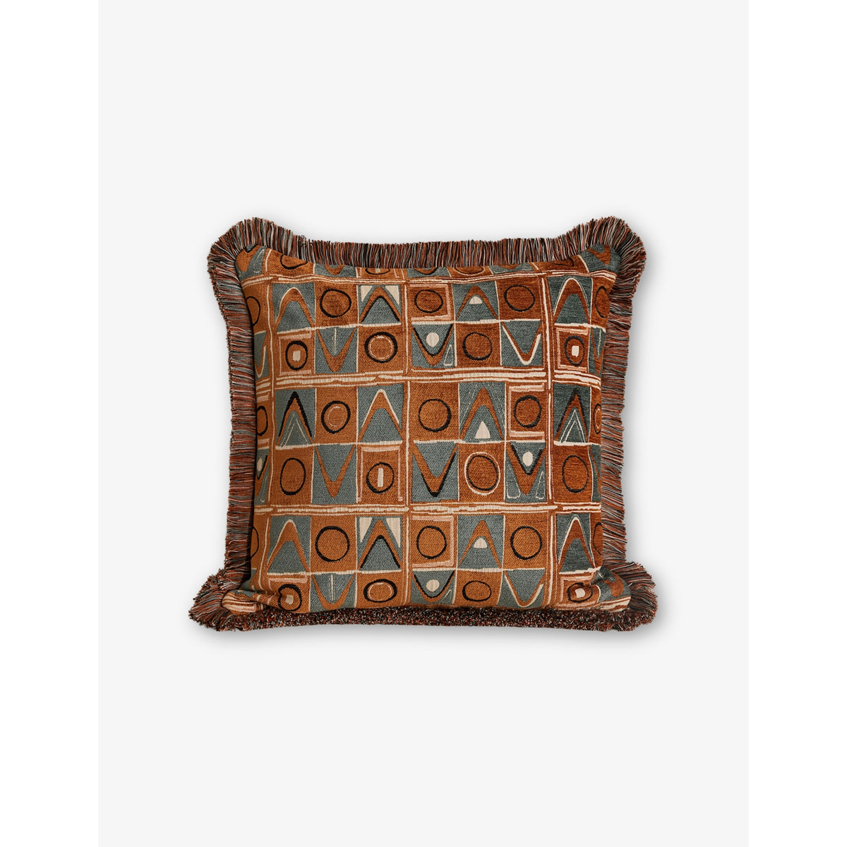 Soho Home Lumi square woven cushion 50cm, imported from the UK