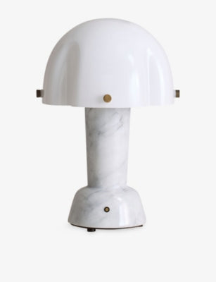 Soho Home Rio portable marble and glass lamp 27cm - British product