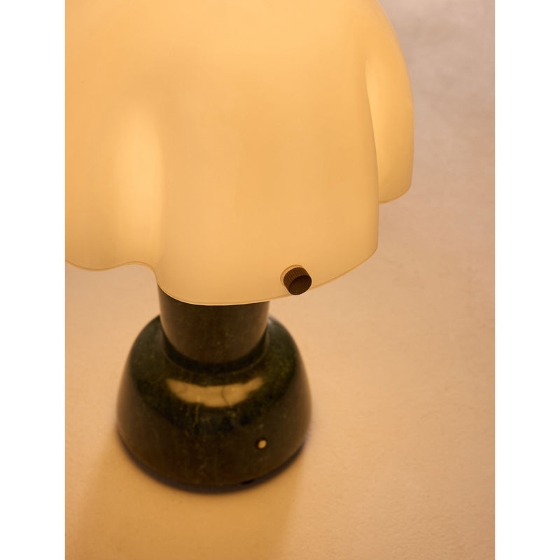 Soho Home Rio portable marble and glass lamp 27cm - British product