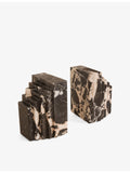 Soho Home Lola marble bookends 14cm, imported from the UK