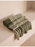 Soho Home striped wool-blend throw 140 x 200cm - British product