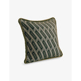 Soho Home Vende olive woven cushion 50cm (British brand)