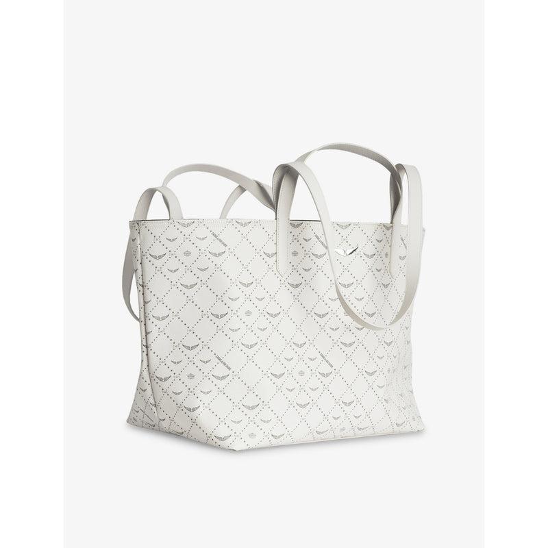 Zadig&Voltaire logo-print coated-canvas XL shopper - British product
