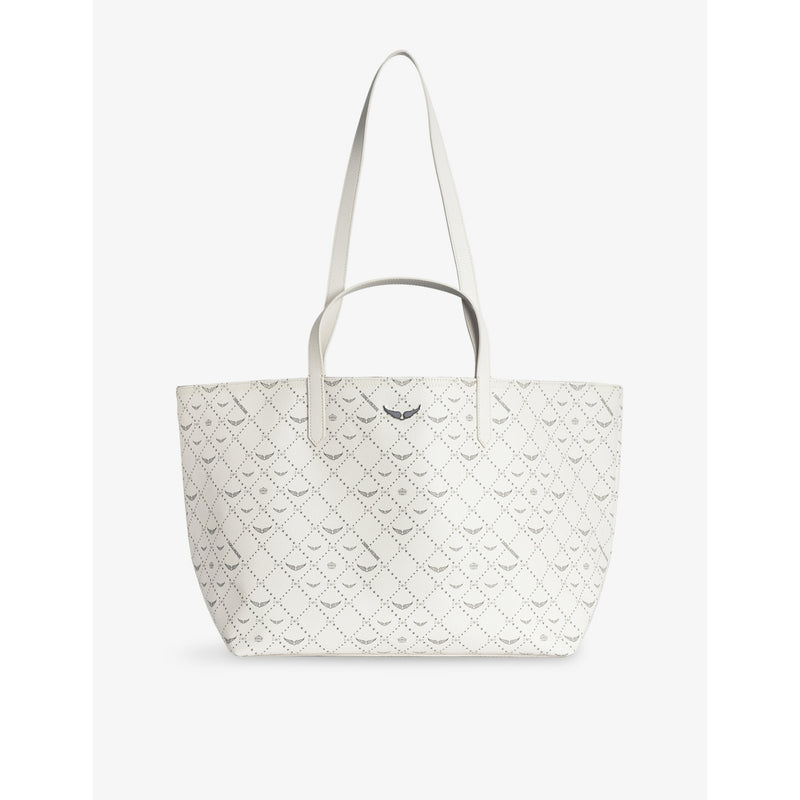 Zadig&Voltaire logo-print coated-canvas XL shopper - British product
