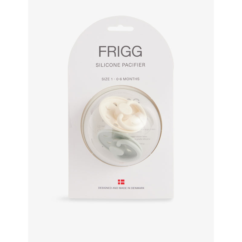 Mushie FRIGG silicone pacifier pack of two size 1, UK version