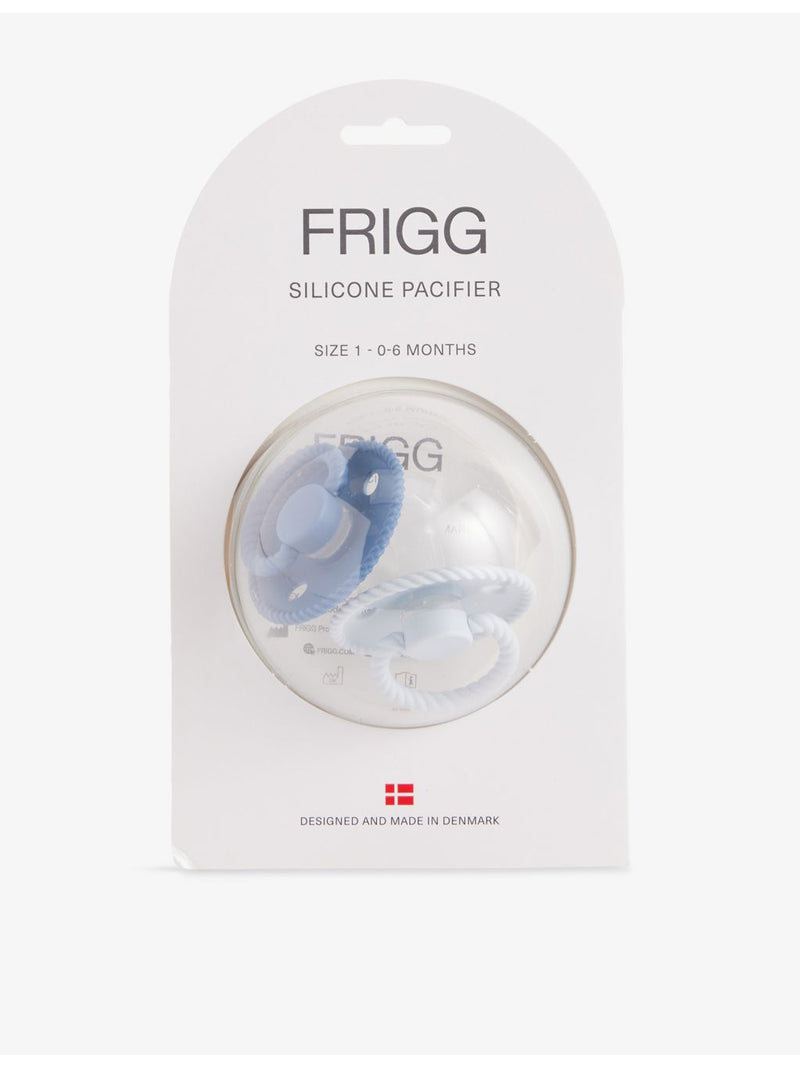 Mushie x FRIGG rope pacifier two-pack Size 1, imported from the UK