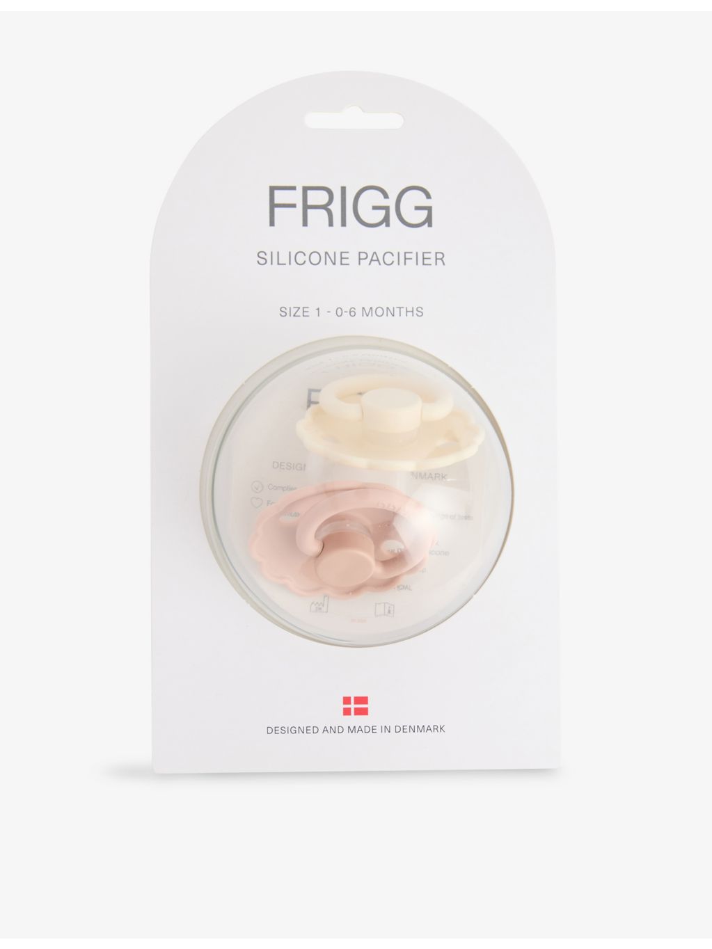 Mushie FRIGG daisy silicone pacifier pack of two, imported from the UK