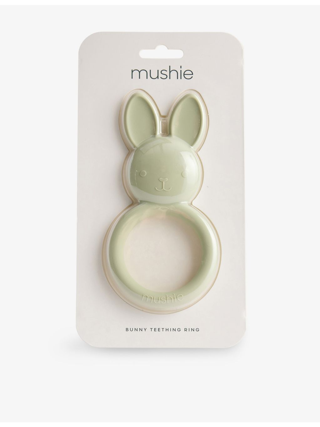 Mushie and Frigg bunny silicone teether, imported from the UK