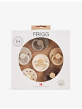 Mushie x FRIGG rubber pacifiers six pack 0-6 months (British brand)