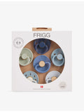 Mushie x FRIGG latex pacifiers, assorted pack of six, UK version