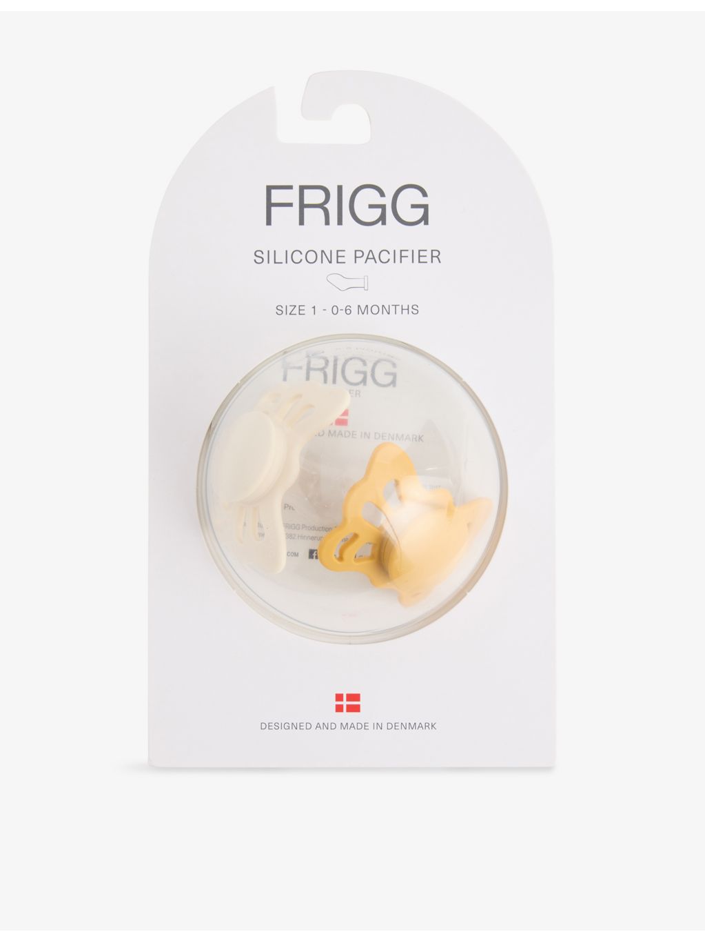 Mushie & Frigg butterfly silicone pacifier set 0-6 months, UK version