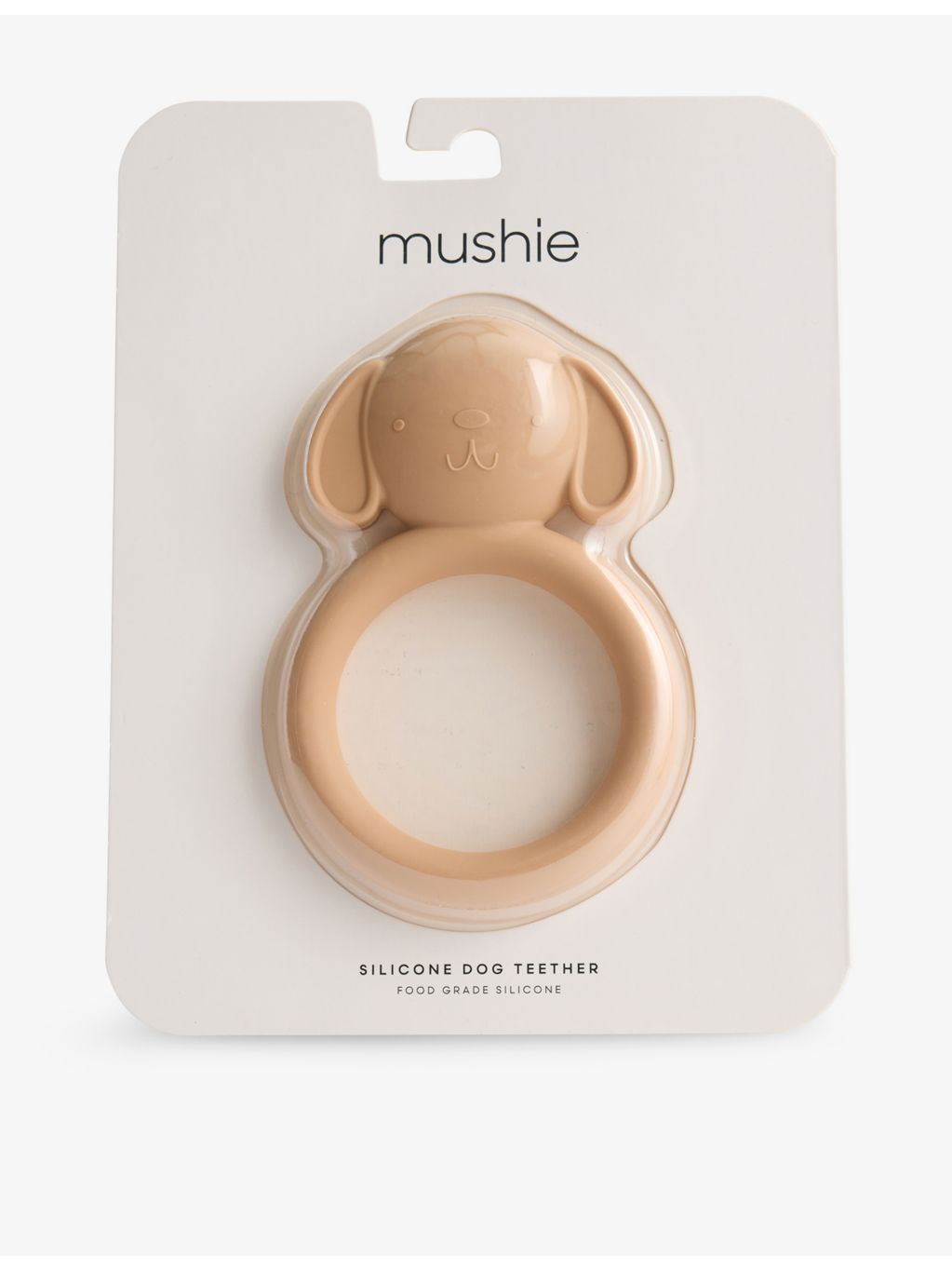 Mushie And Frigg dog silicone teether 10.4cm, UK version