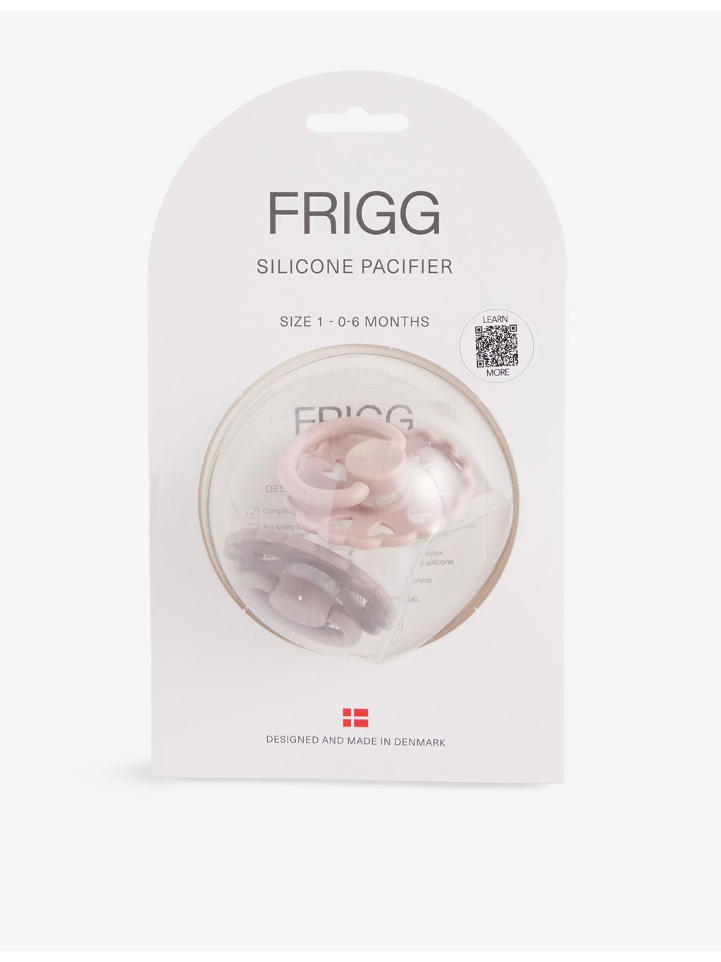 Fairy Size 1 silicone pacifier pack of two (British brand)