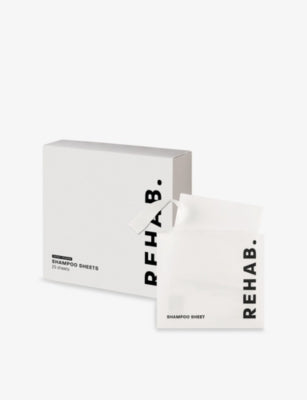 REHAB shampoo sheets pack of 25, UK version