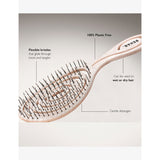 Vital hairbrush with wheat-based straw and anti-static bristles - British product