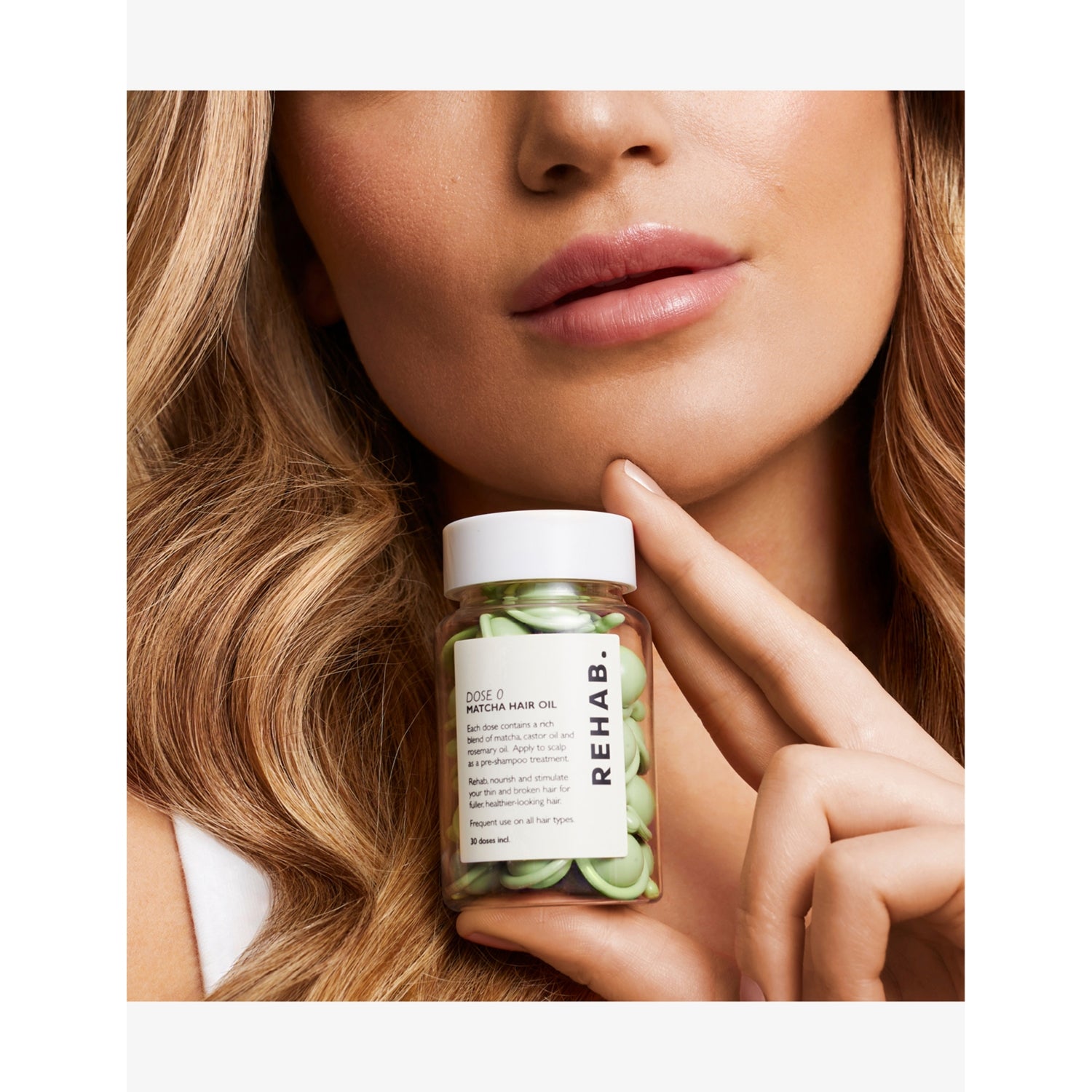 Dose 0 matcha scalp oil 30 capsules - British product
