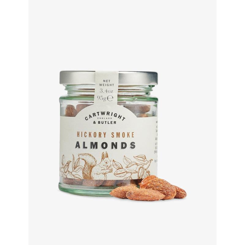 Cartwright & Butler hickory smoke almonds 95g, imported from the UK