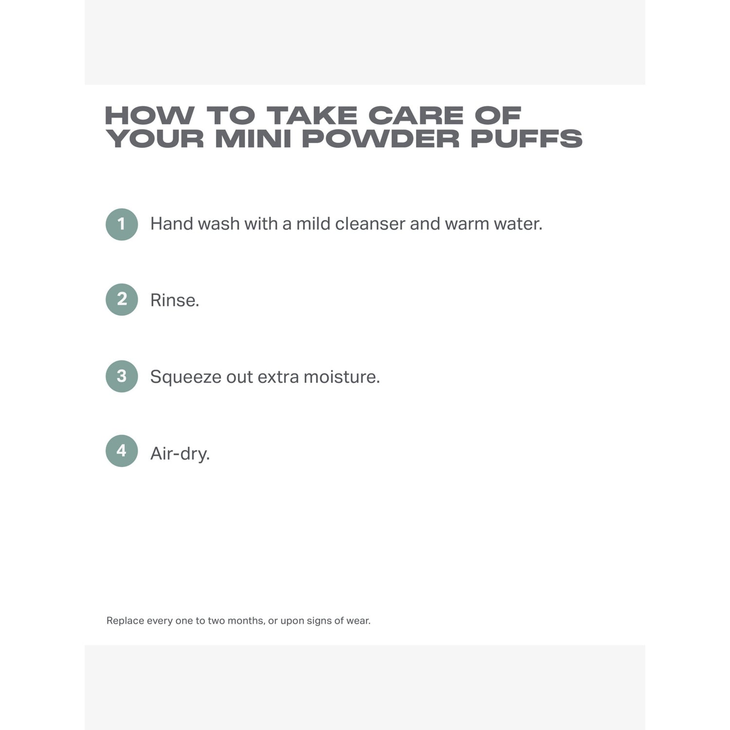 Morphe To The Point mini powder puff trio - British product