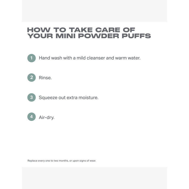 Morphe To The Point mini powder puff trio - British product