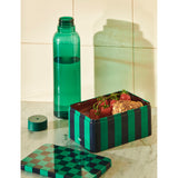 HAY checkerboard pattern small tin container (British brand)